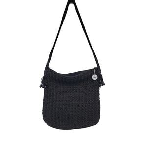 THE SAK Crochet Crossbody Shoulder Handbag Purse